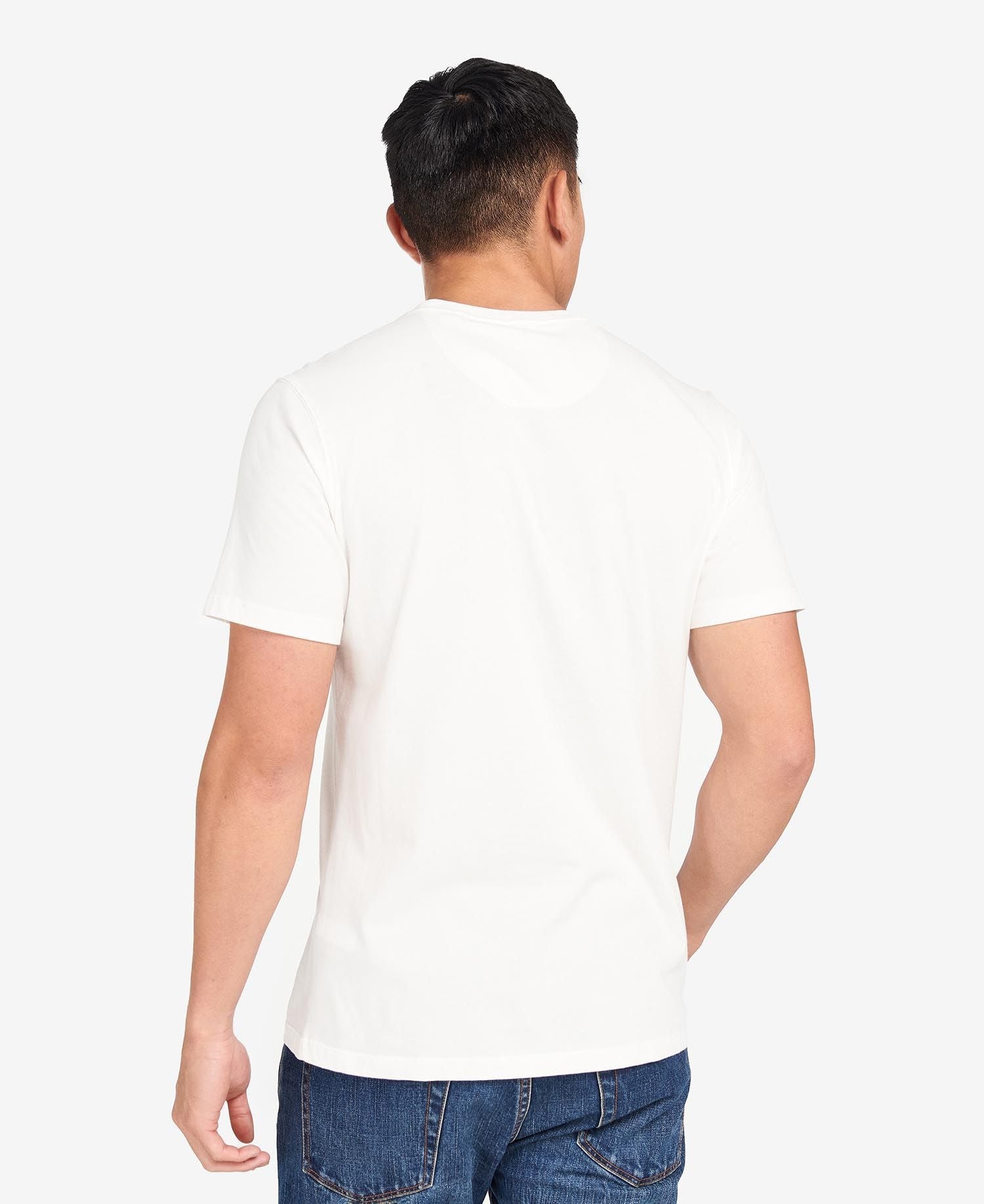 Barbour International Harris Graphic T-Shirt Whisper White