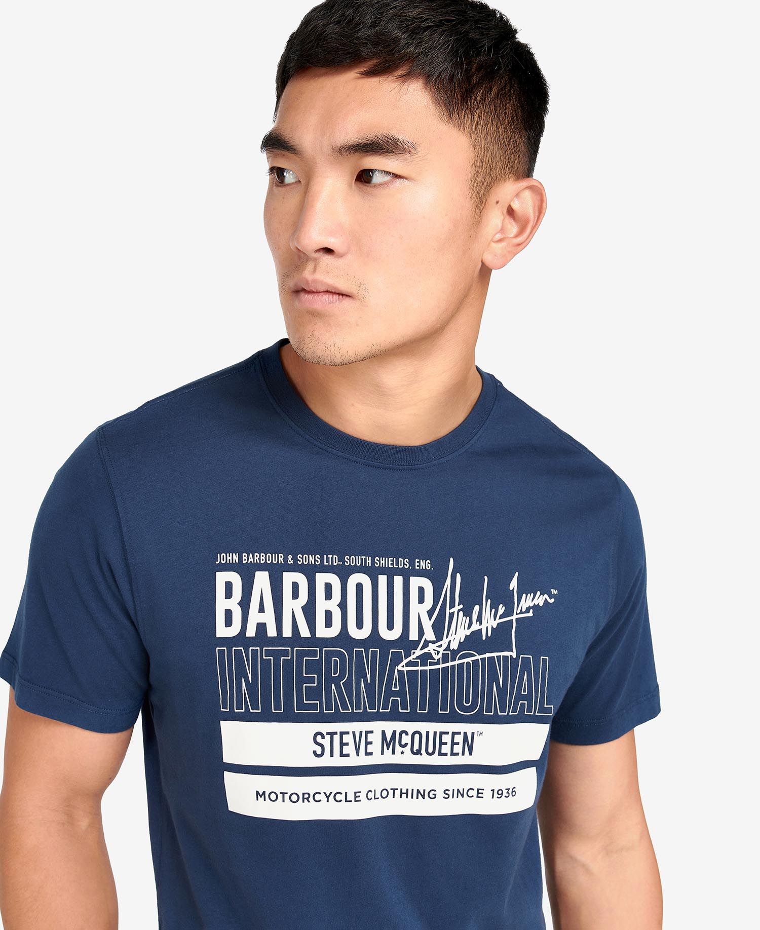 Barbour International Barry Graphic T-Shirt Insignia Blue