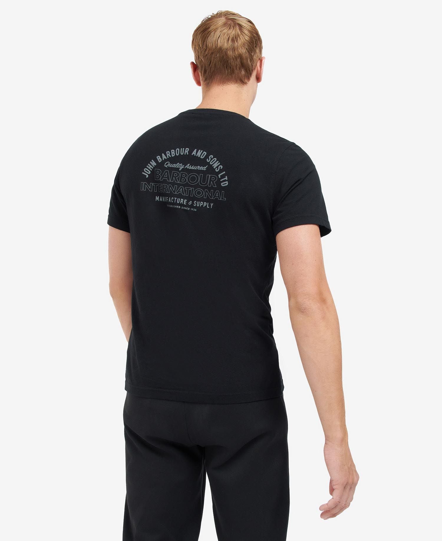 Barbour International Arch T-Shirt Black