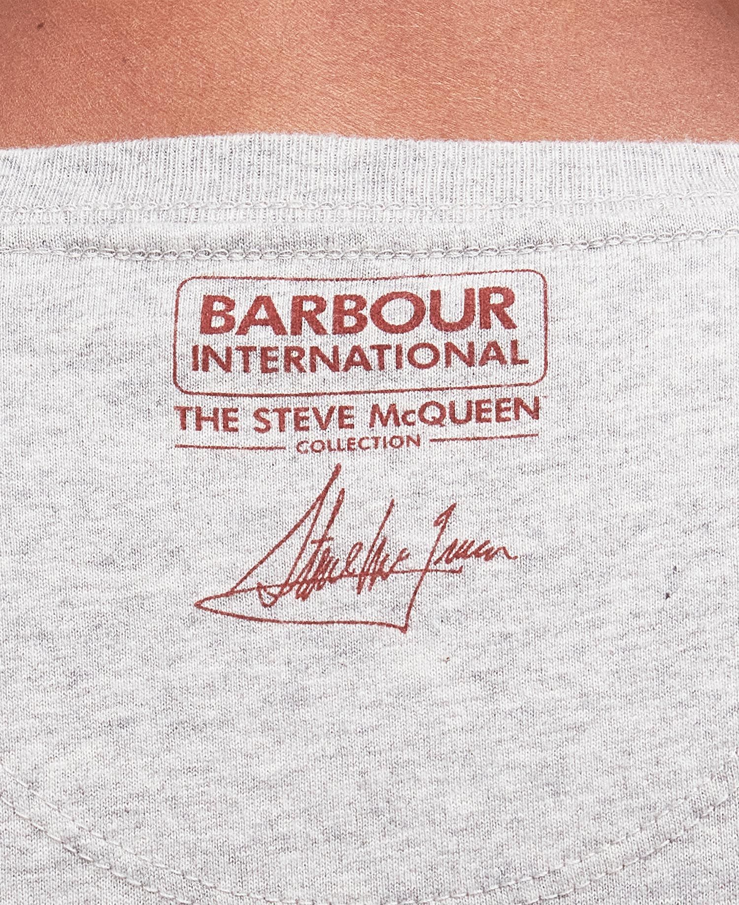 Barbour International Strike T-Shirt Grey Marl