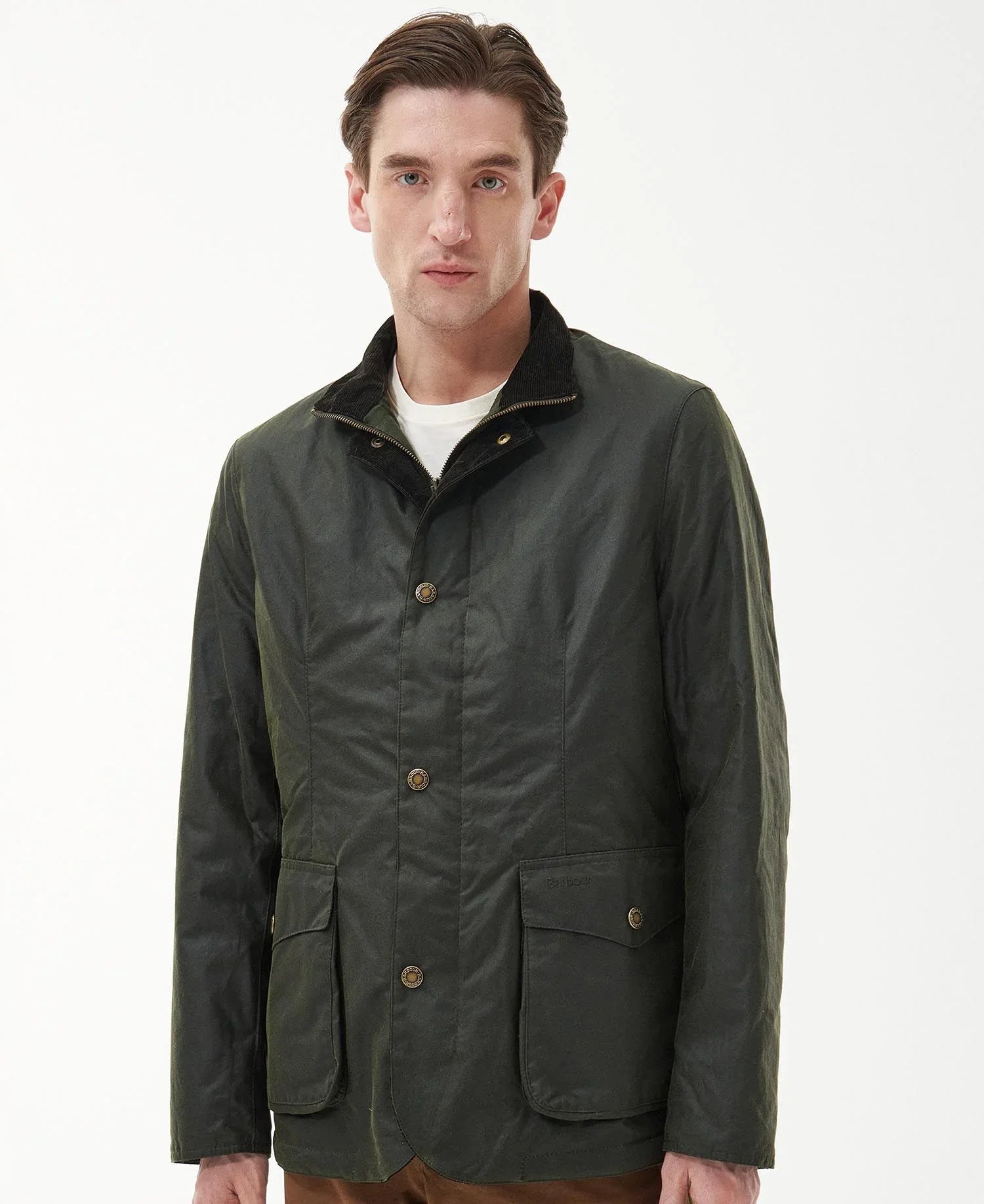 Barbour Compton Wax Jacket Olive