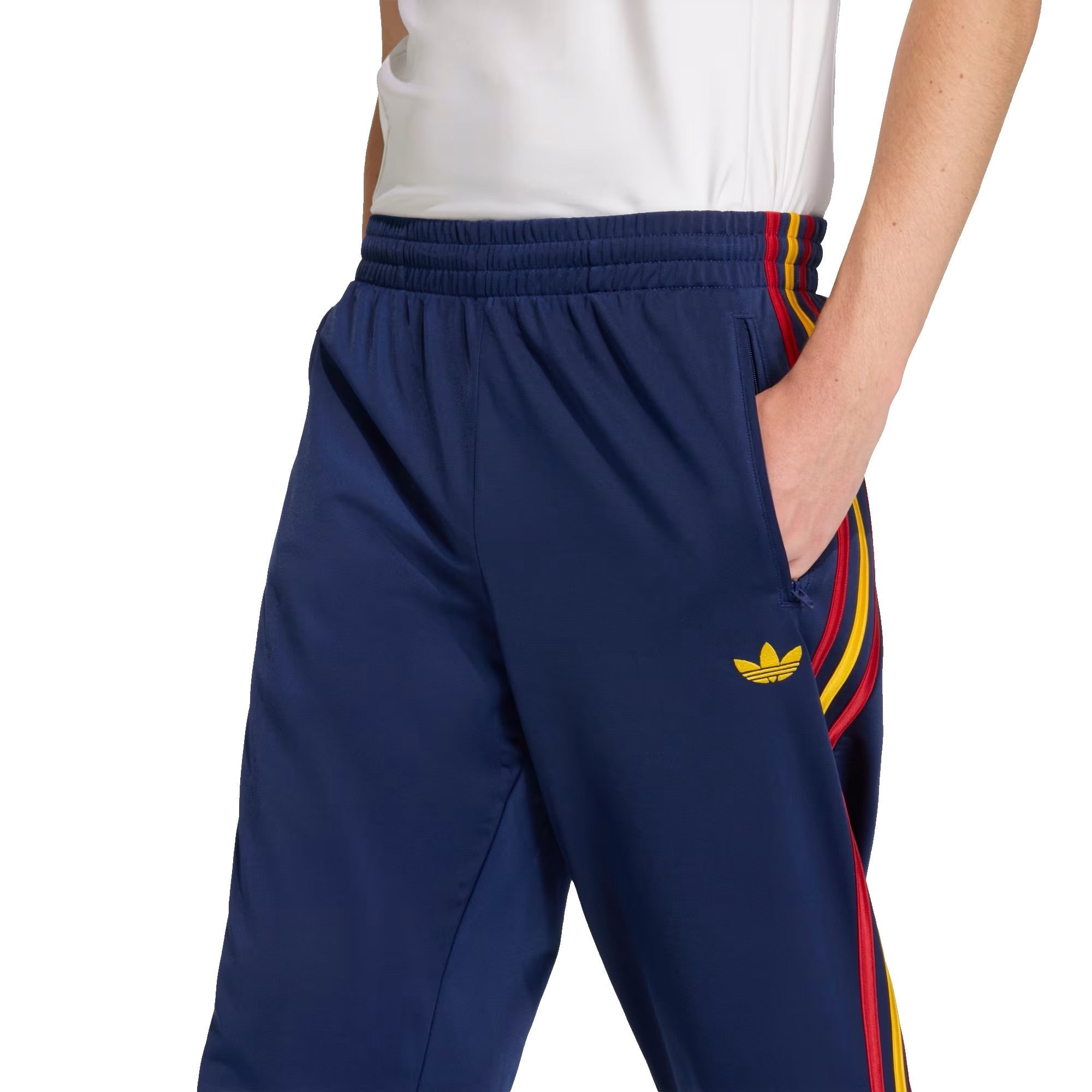 Adidas Firebird Tracksuit Bottoms Spain KD3836 Dark Blue / Crew Yellow / Team Power Red 2