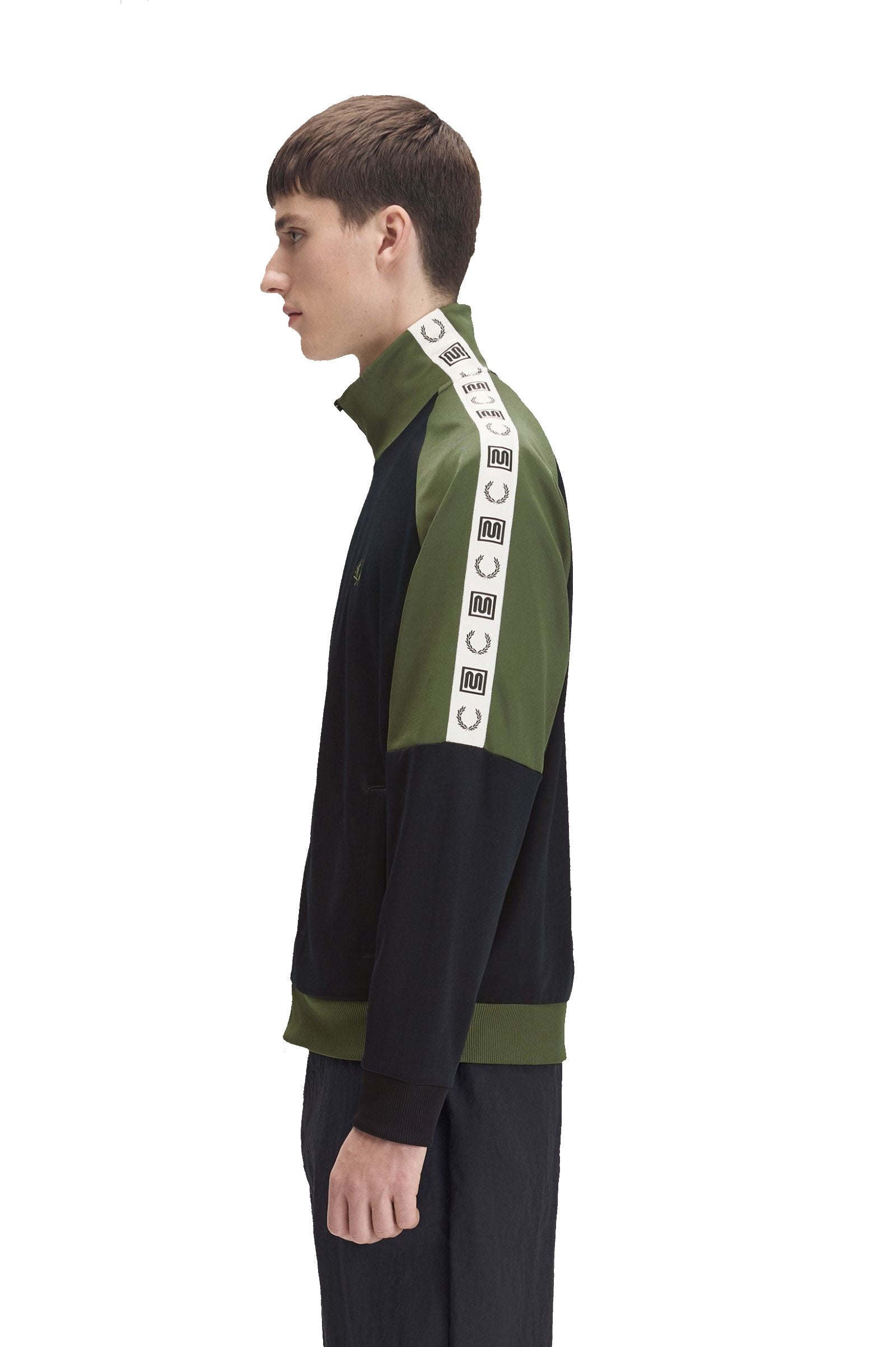 Fred Perry MEYBA Taped Track Jacket Black