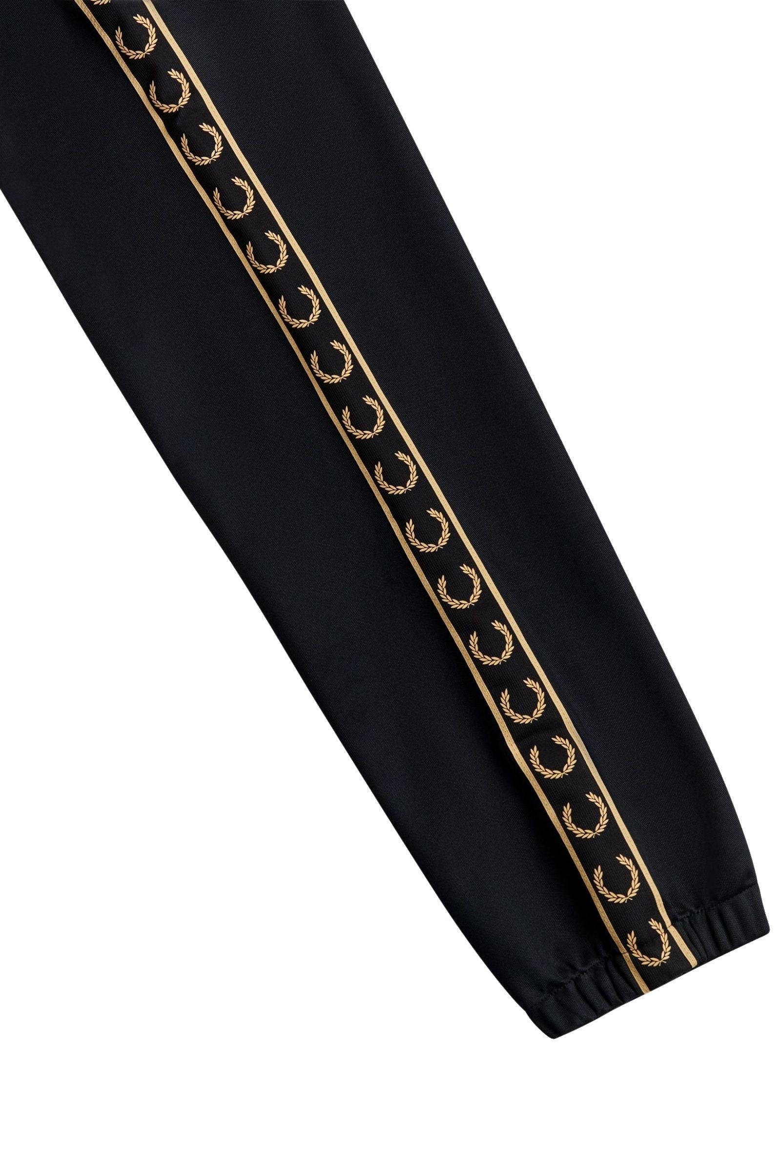 Fred Perry Taped Track Pant Black / Champagne