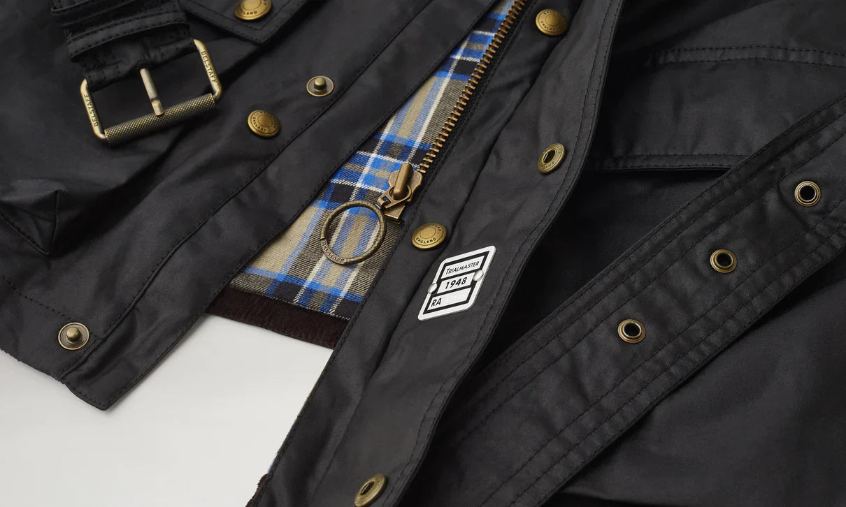 Belstaff Trialmaster Jacket Waxed Cotton Black