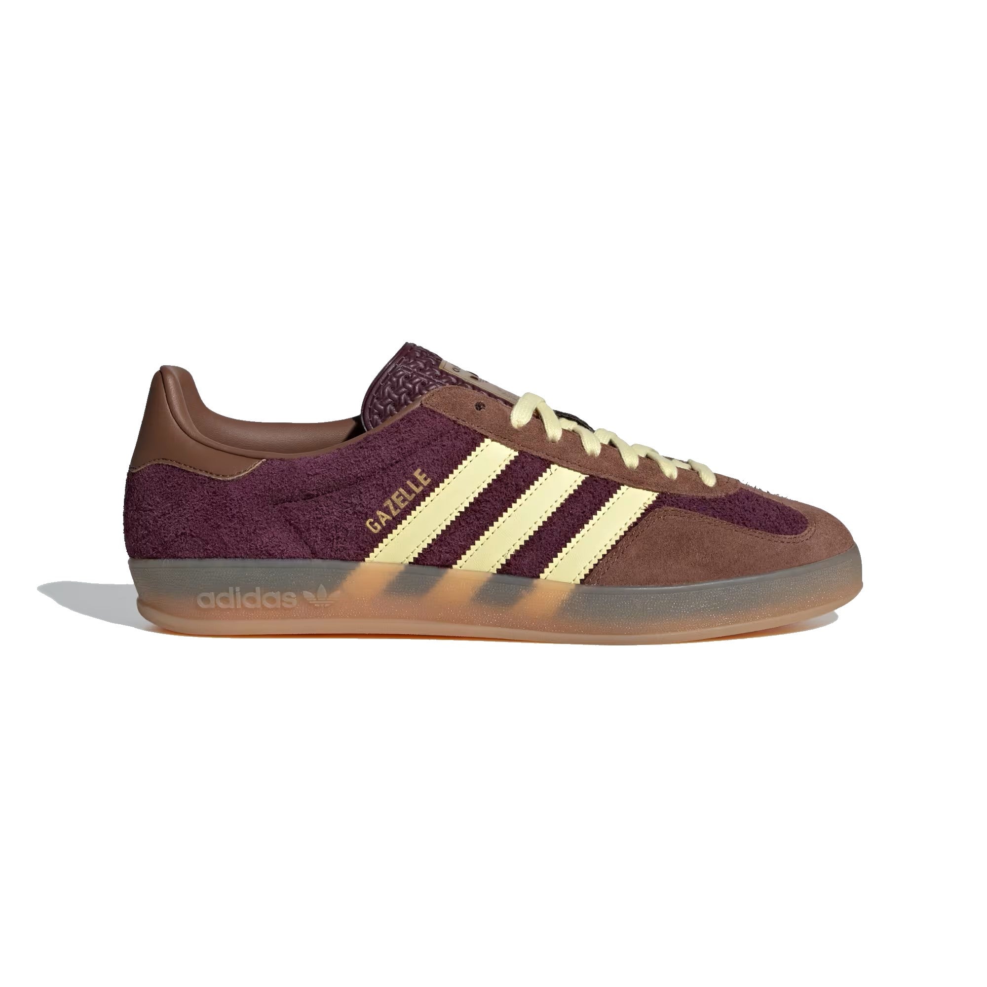Adidas Gazelle Indoor Woman JI0324 Maroon / Almost Yellow / Preloved Brown