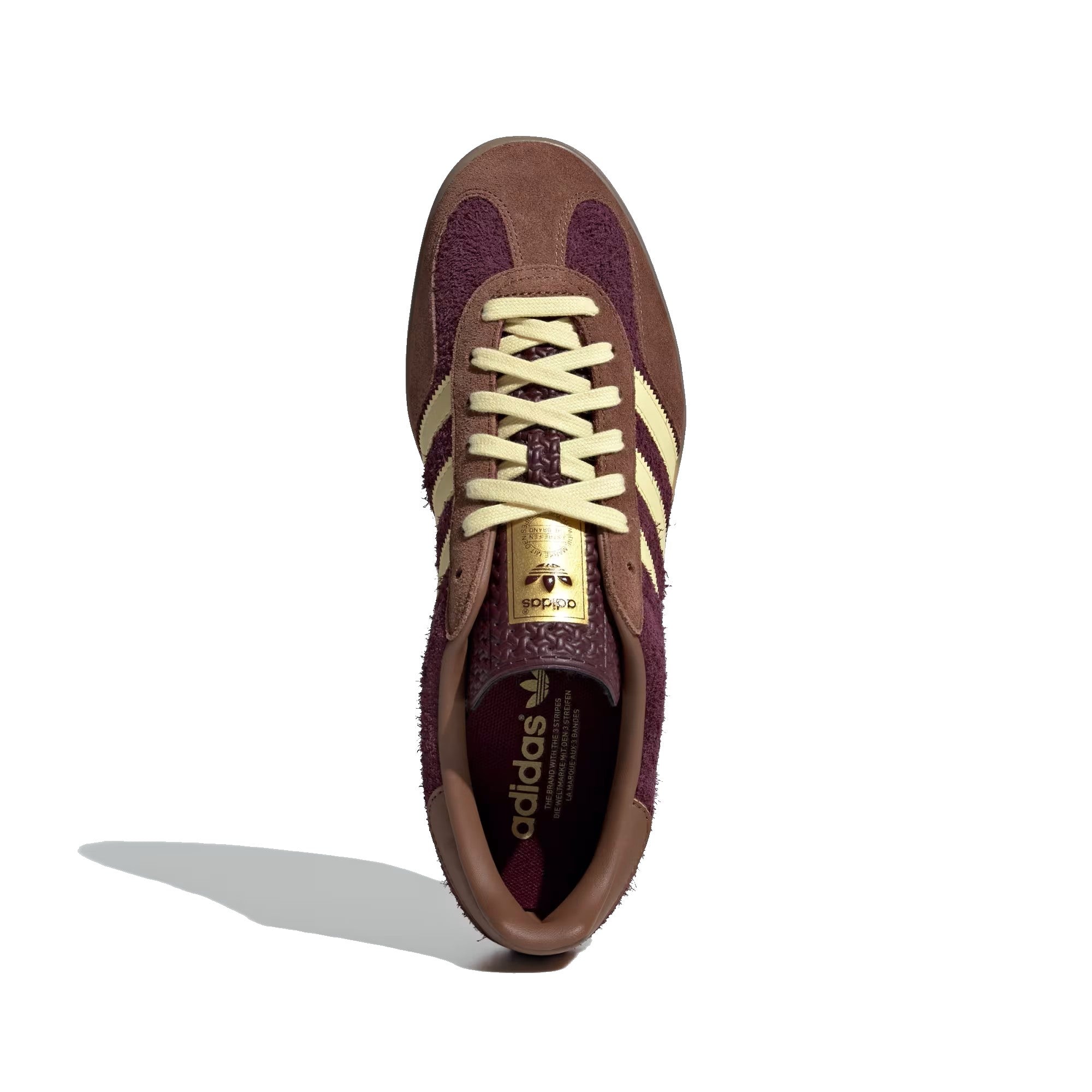 Adidas Gazelle Indoor Woman JI0324 Maroon / Almost Yellow / Preloved Brown