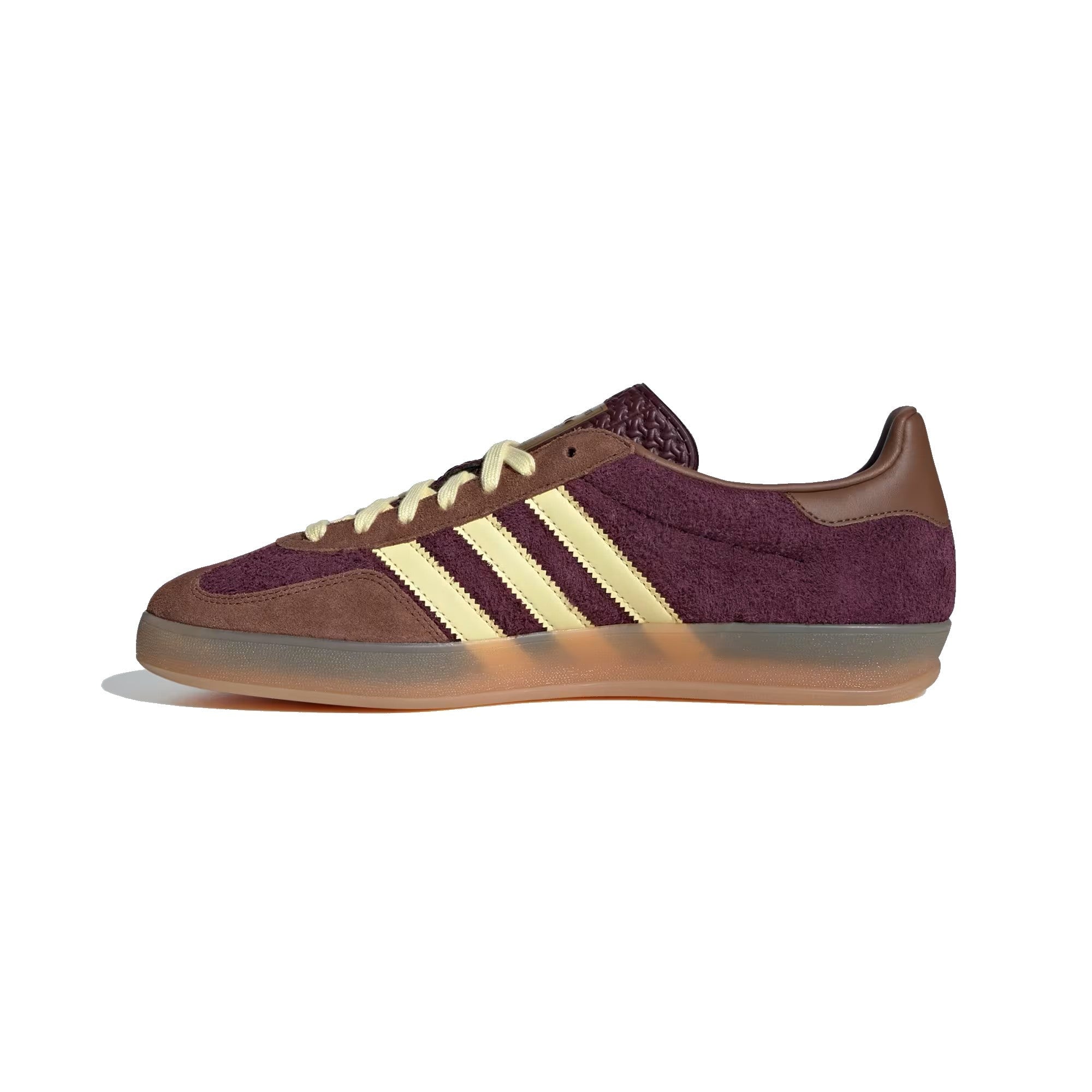Adidas Gazelle Indoor Woman JI0324 Maroon / Almost Yellow / Preloved Brown
