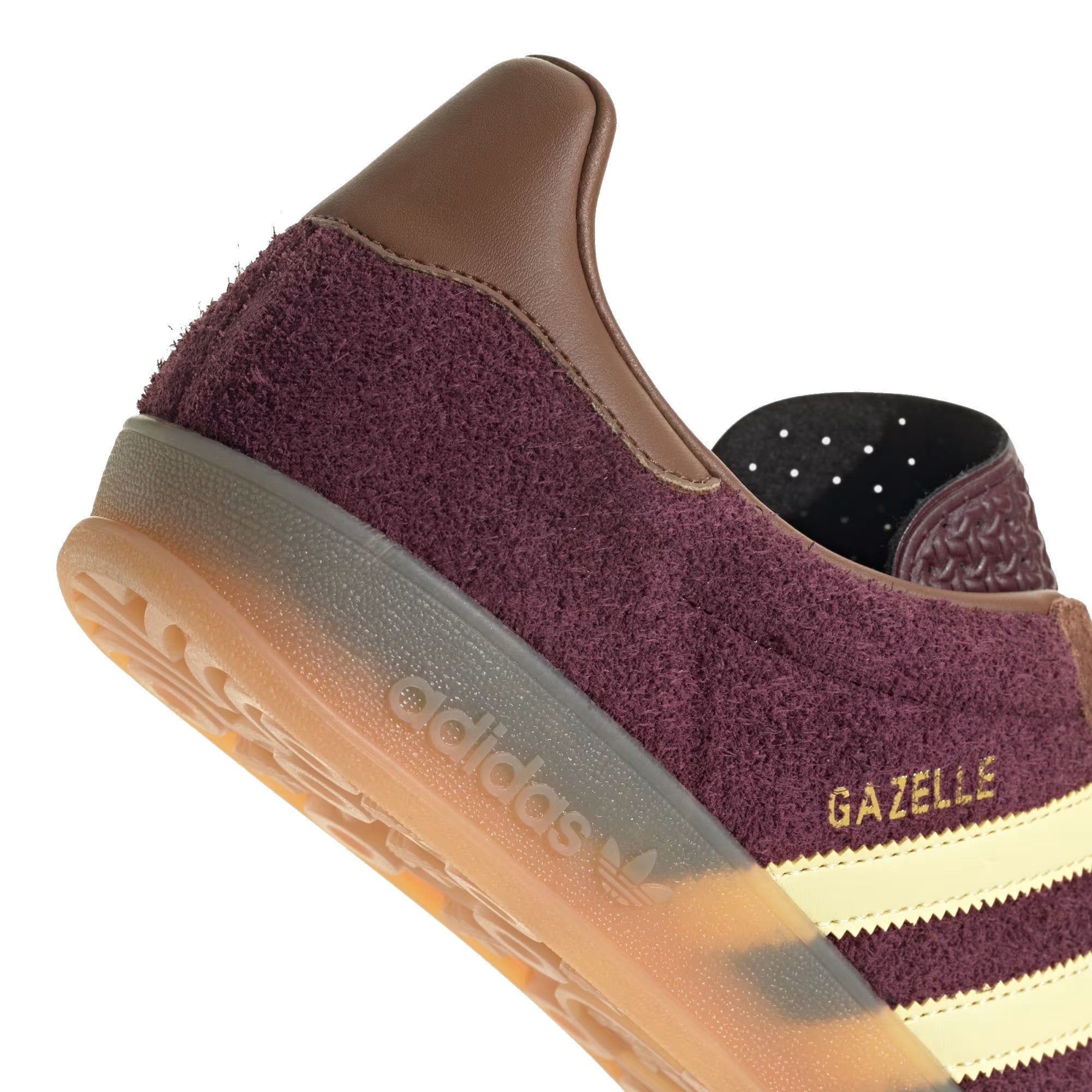 Adidas Gazelle Indoor Woman JI0324 Maroon / Almost Yellow / Preloved Brown