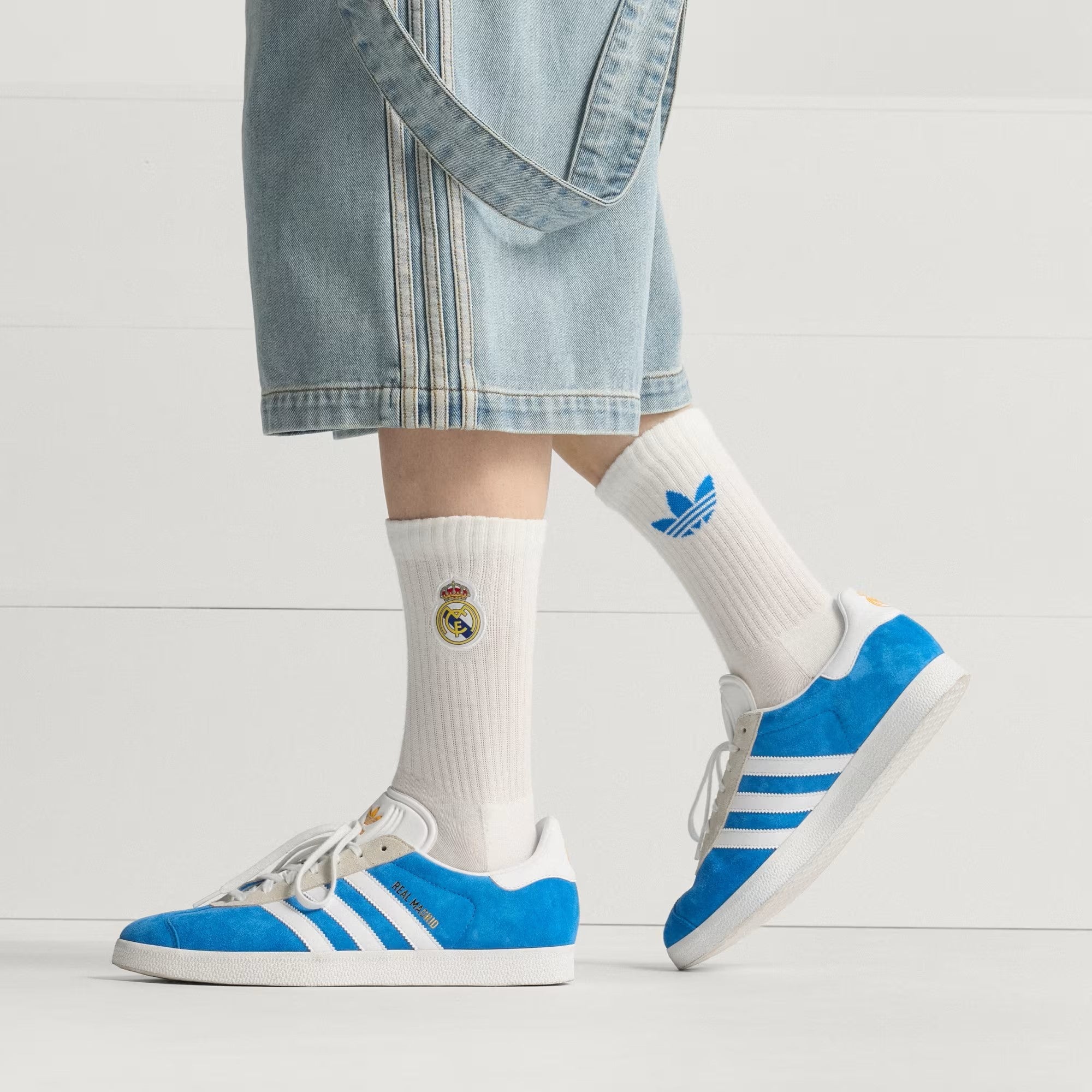 Adidas Gazelle Real Madrid JR4158 Blue Bird / Cloud White / Crew Yellow