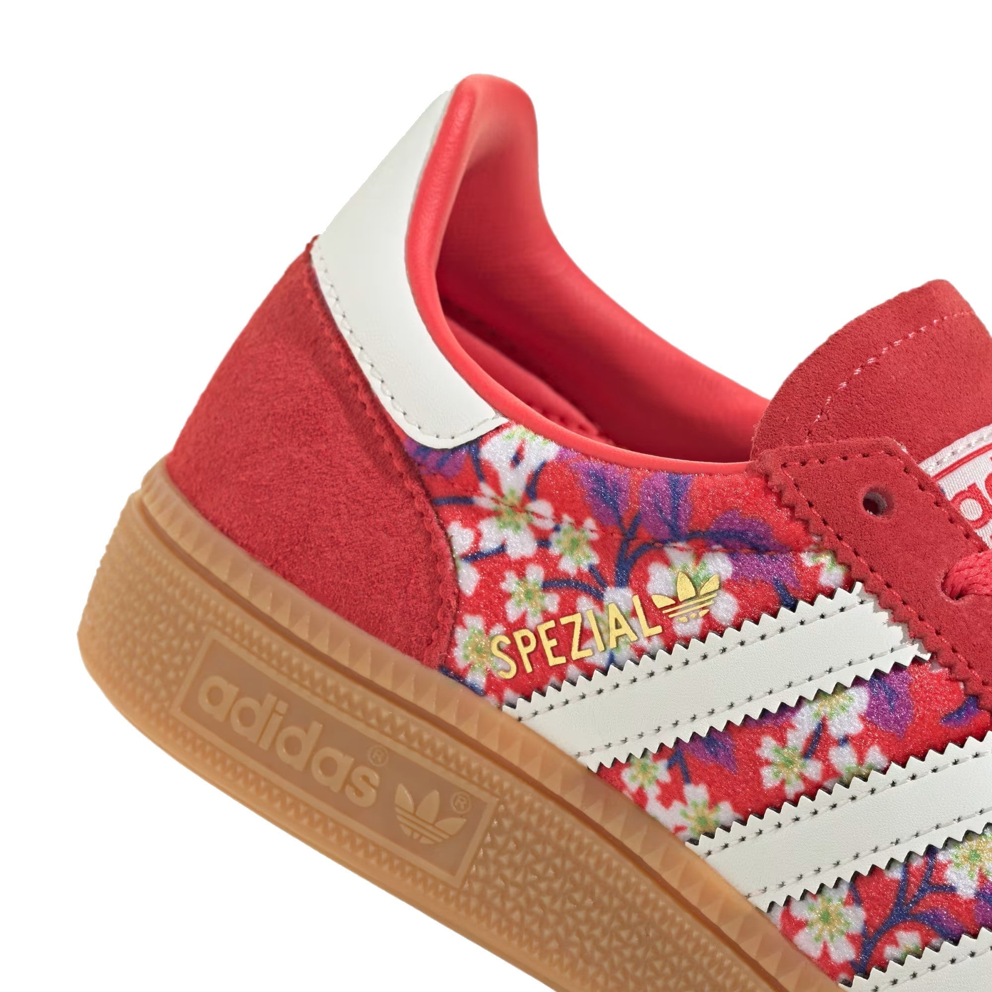 Adidas Handball Spezial x Liberty London JR3883 Junior Red / Off White / Semi Lucid Red
