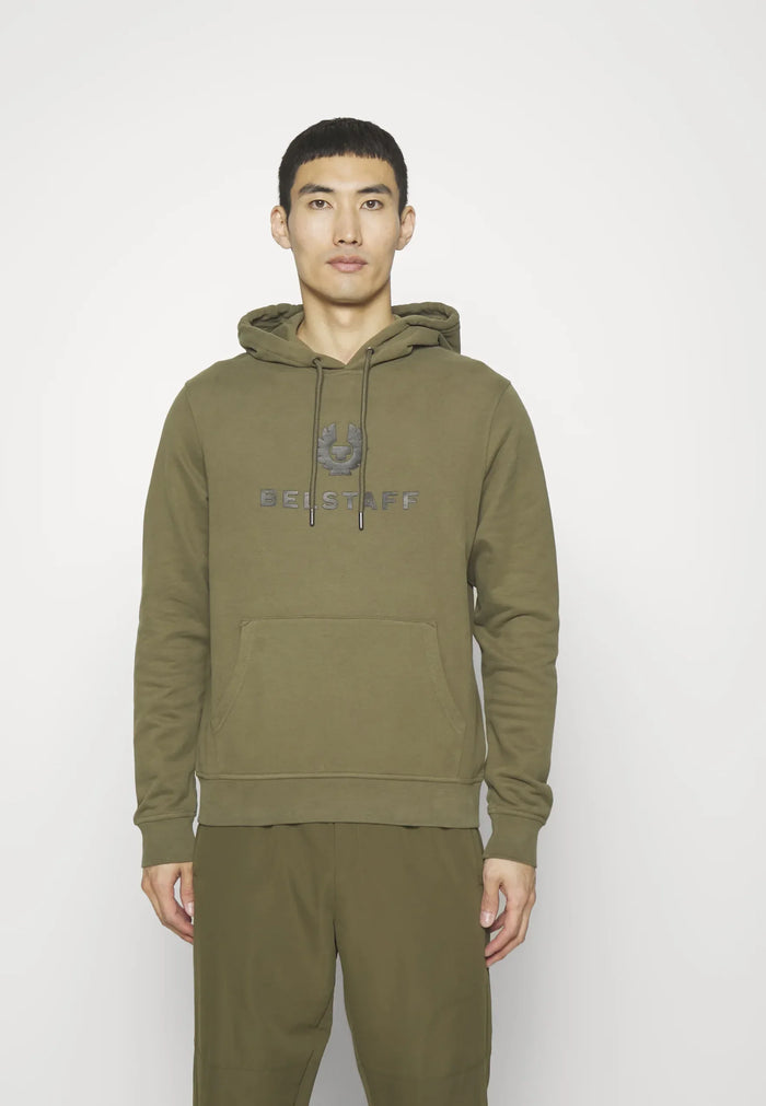Belstaff Signature Hoodie True Olive