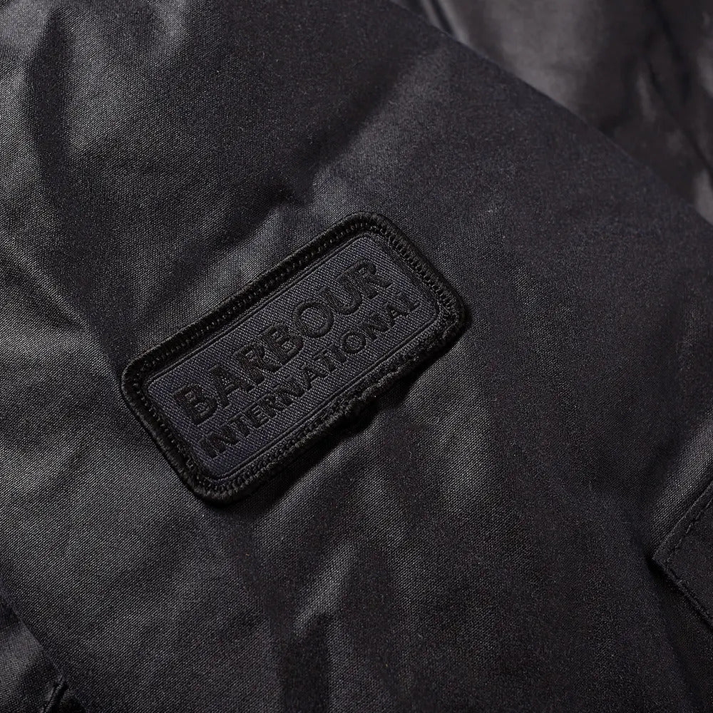 Barbour International Duke Waxed Jacket Navy