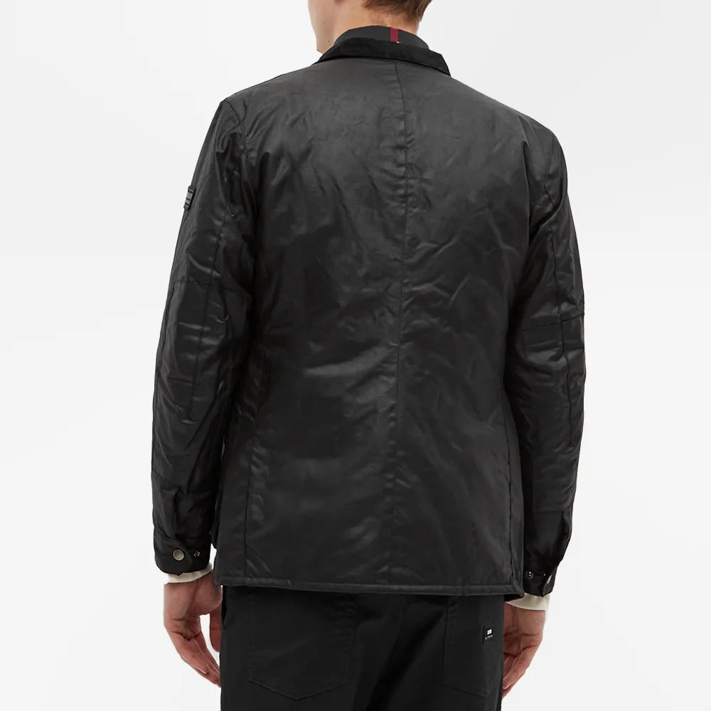 Barbour International Duke Waxed Jacket Black