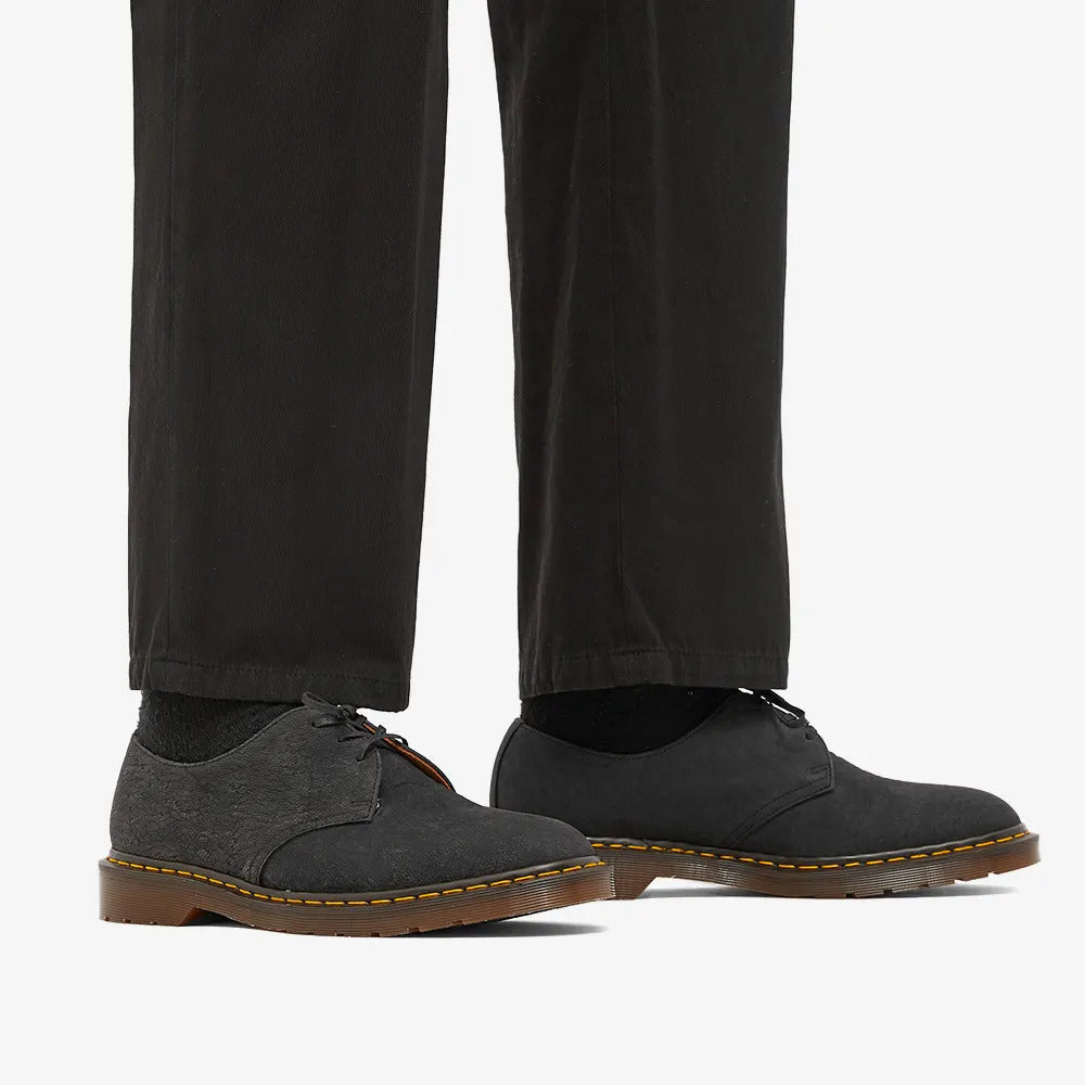 Dr. Martens 1461 Savannah Nubuck Made In England Black
