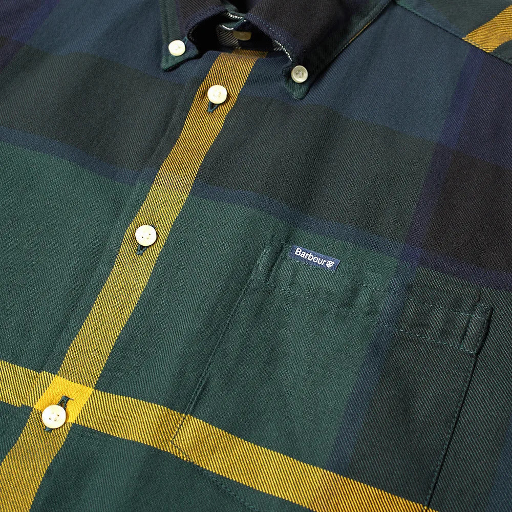 Barbour Dunoon Tailored Shirt Seaweed Tartan