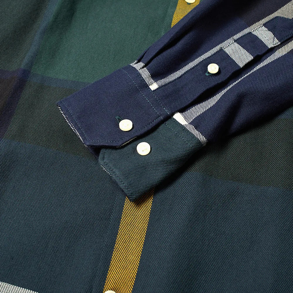Barbour Dunoon Tailored Shirt Seaweed Tartan