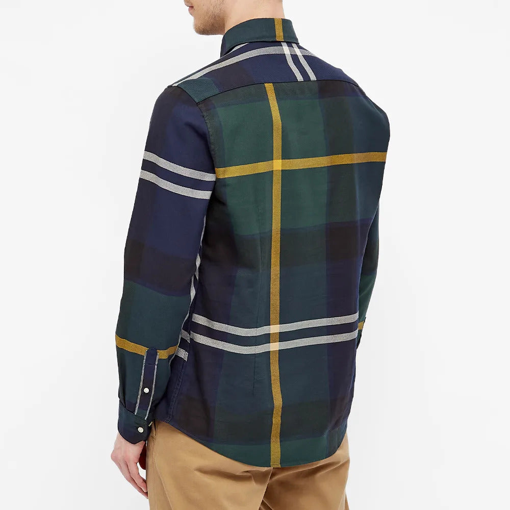 Barbour Dunoon Tailored Shirt Seaweed Tartan