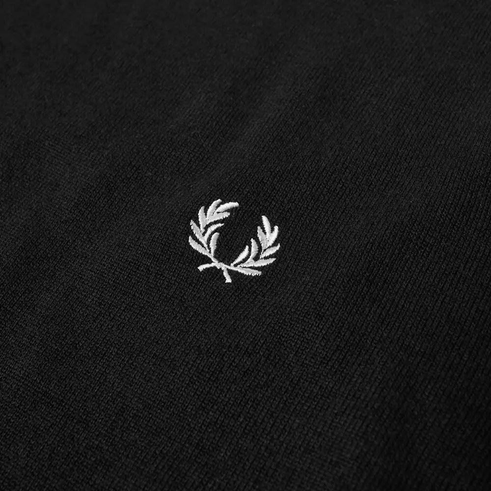 Fred Perry Classic Crew Neck Jumper Black