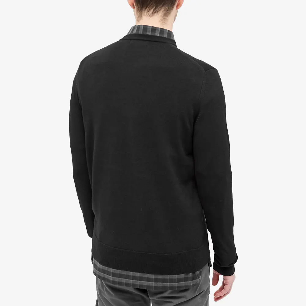 Fred Perry Classic Crew Neck Jumper Black