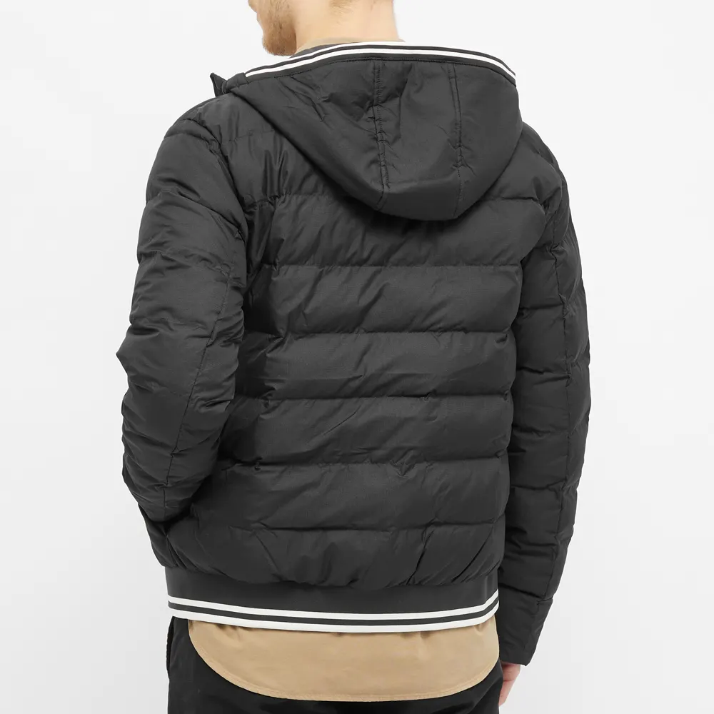 Fred Perry Hooded Insulated Jacket Black