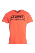 Barbour International Essential Large Logo T-Shirt Intense Orange