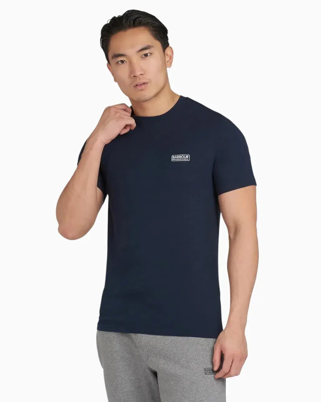 Barbour International Essential Small Logo T-Shirt Navy