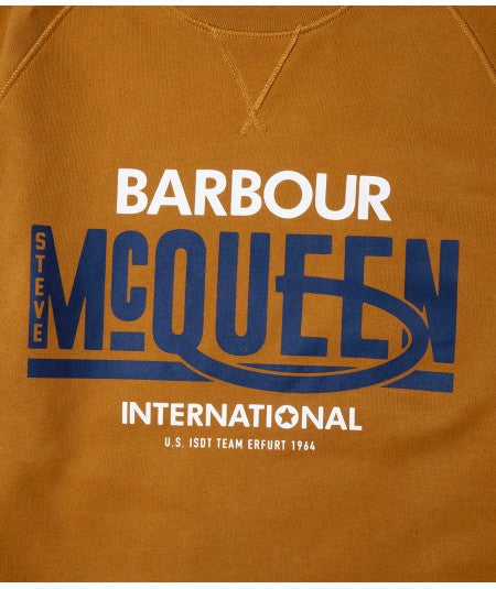 Barbour International Randall Crew Sweatshirt Cinnamon
