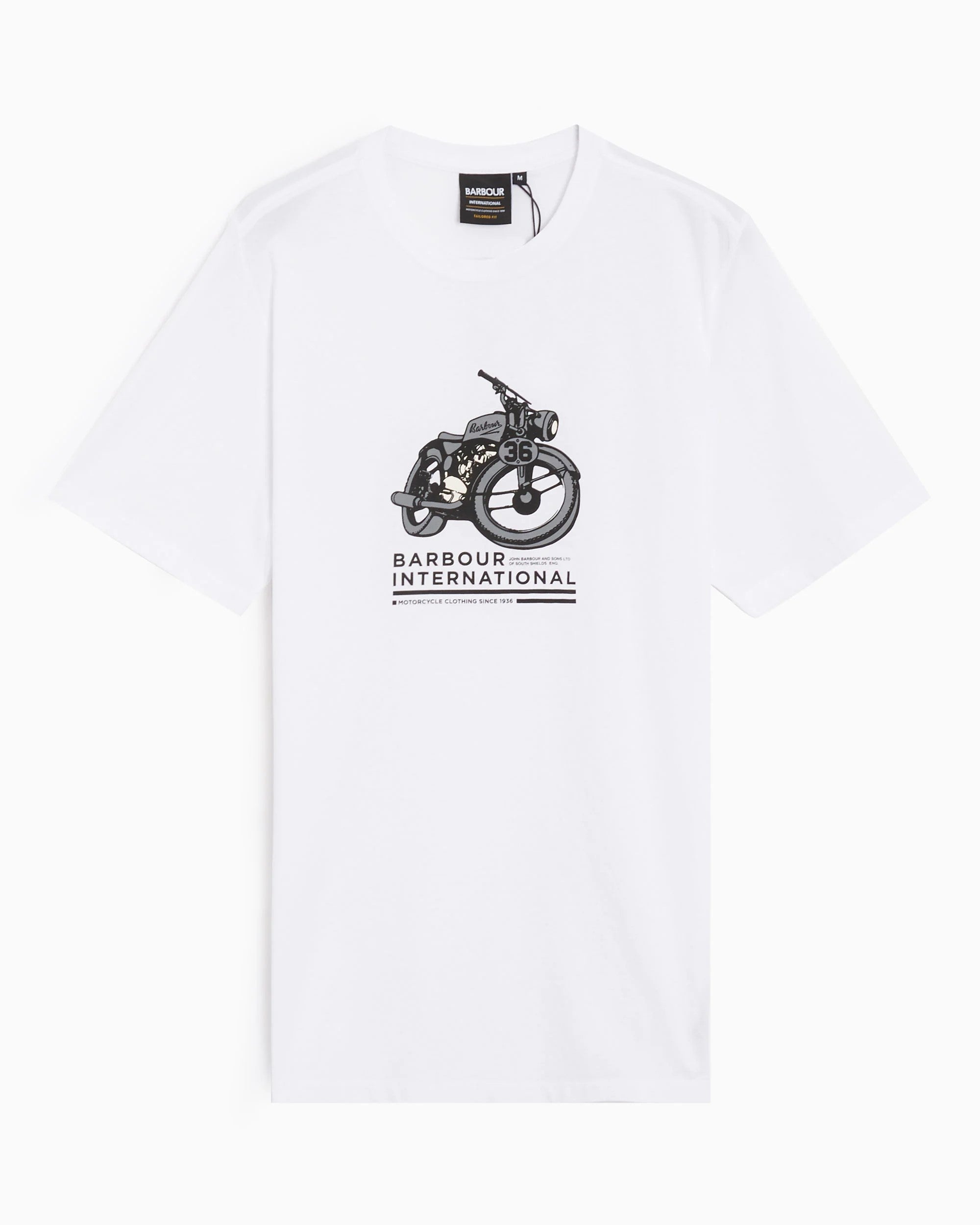 Barbour International Surface T-Shirt White