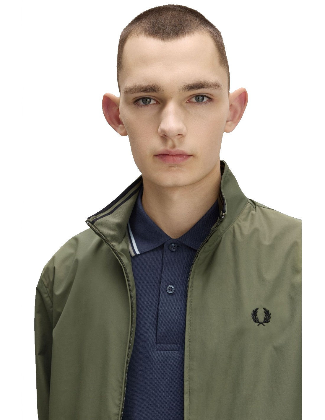 Fred Perry Brentham Jacket Laurel Wreath Green