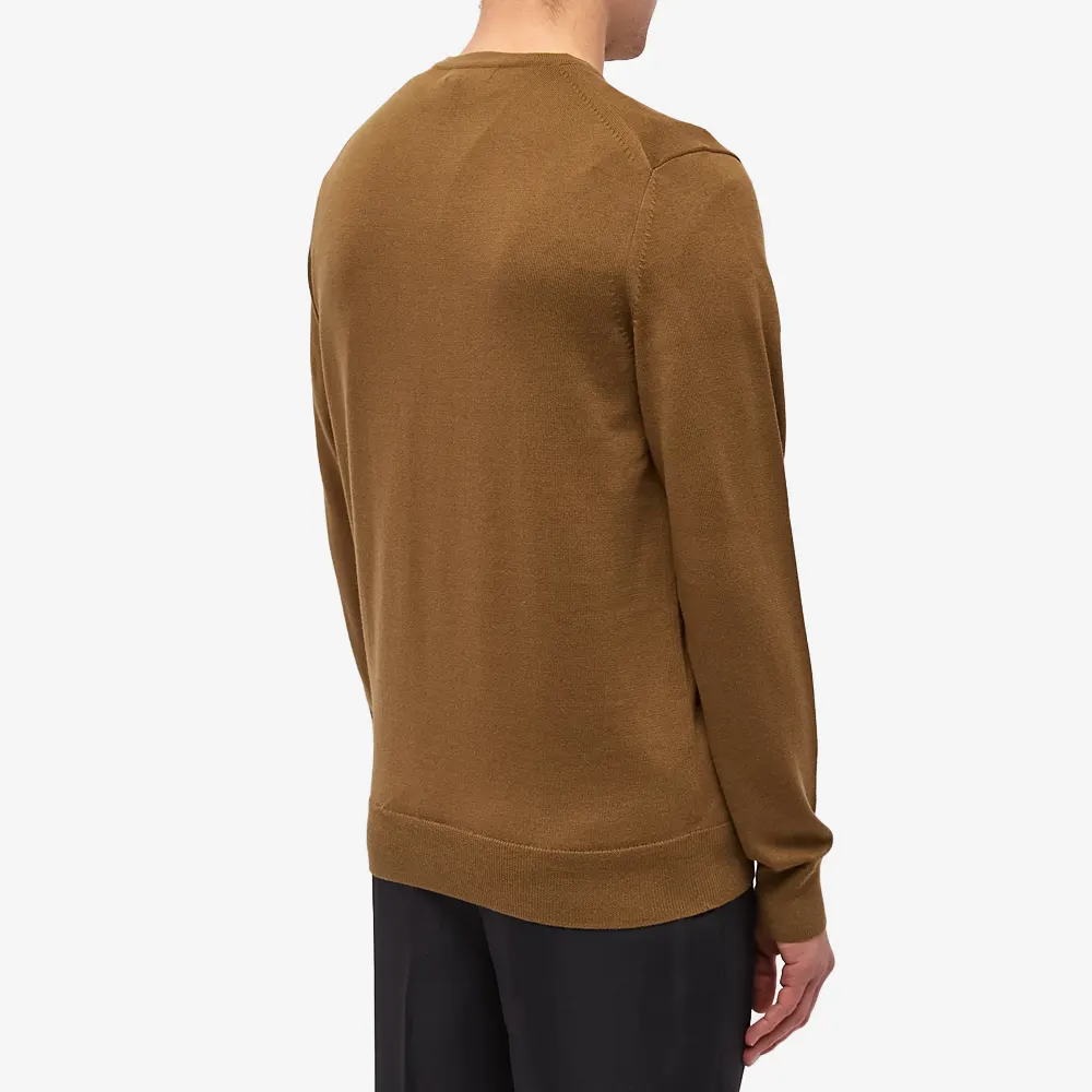 Fred Perry Classic Crew Neck Jumper Shaded Stone