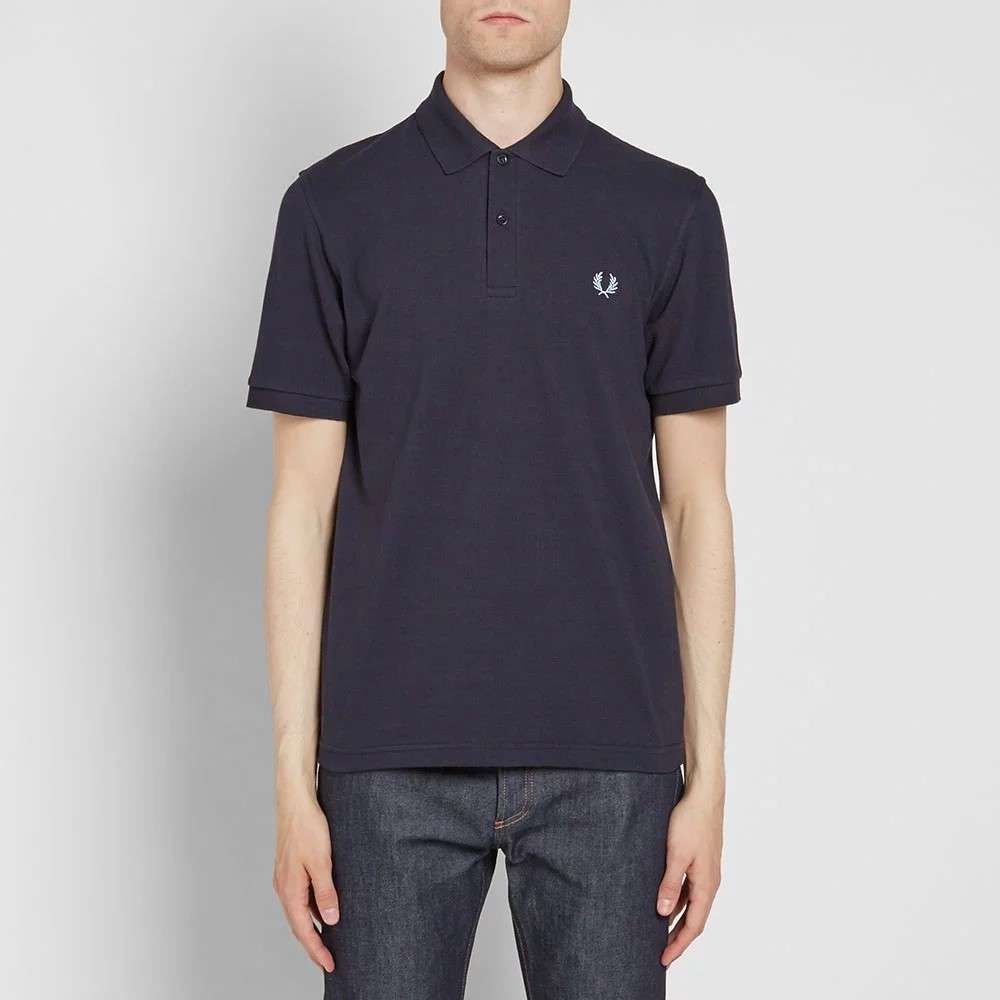 Fred Perry Reissues Original Plain Polo Navy Ice