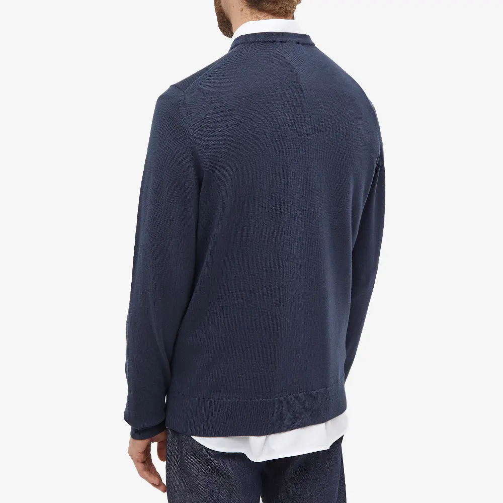 Fred Perry Classic Crew Neck Jumper Shaded Navy