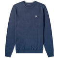 Fred Perry Classic Crew Knit Deep Carbon