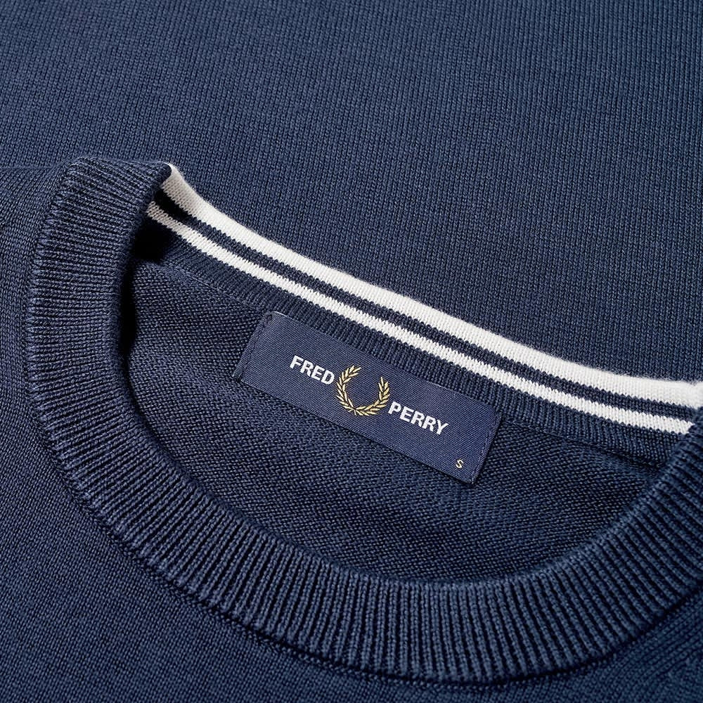 Fred Perry Classic Crew Knit Deep Carbon