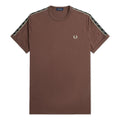 Fred Perry Taped Ringer T-Shirt Carrington Brick / Warm Grey