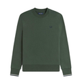 Fred Perry Crew Neck Sweatshirt Court Green