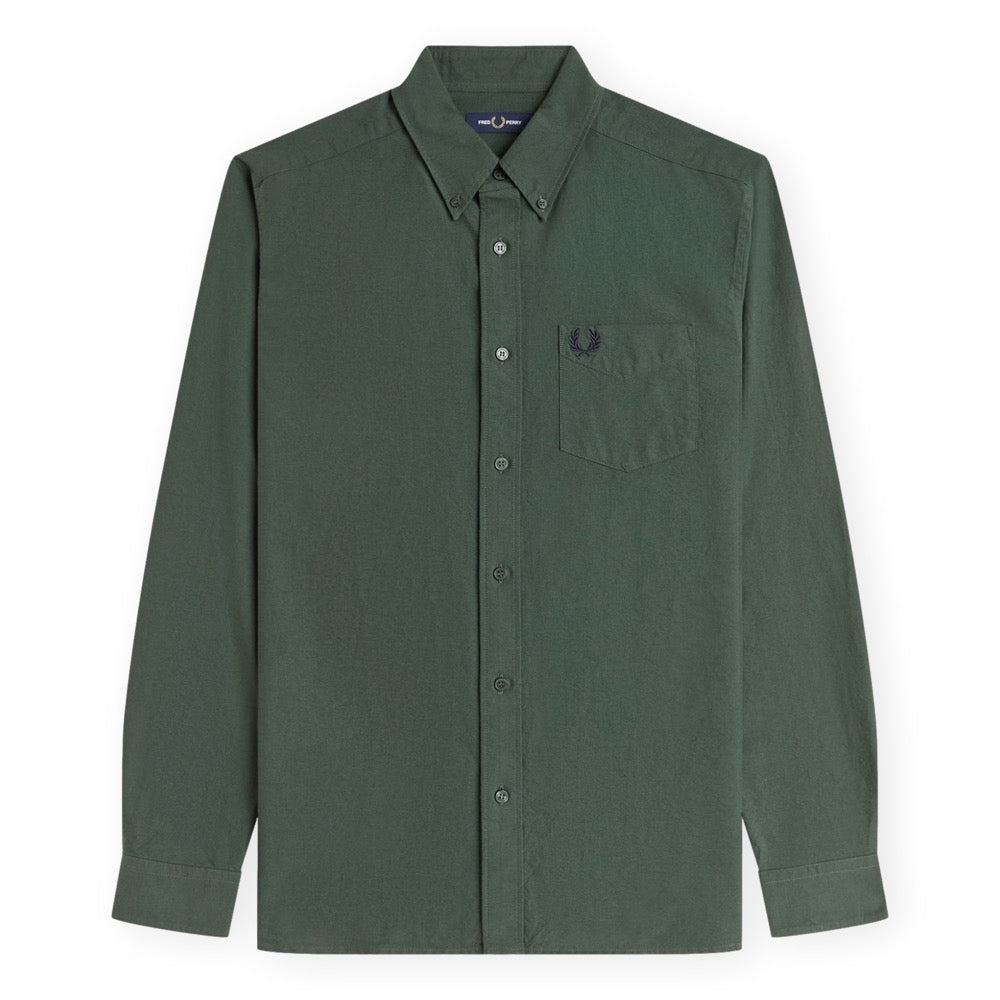 Fred Perry Oxford Shirt Court Green