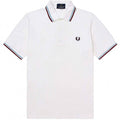 Fred Perry Reissues Original Twin Tipped Polo White Ice Maroon