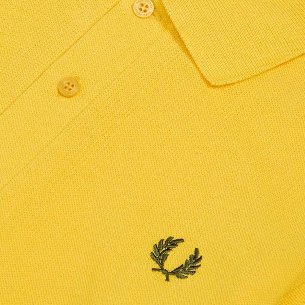 Fred Perry Reissues Original Plain Polo Maize Dark chocolate