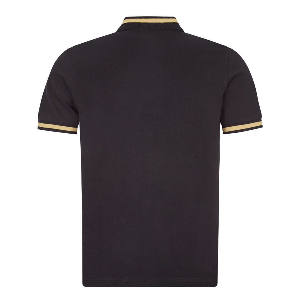 Fred Perry Reissues Original Single Tipped Polo Black / Champagne
