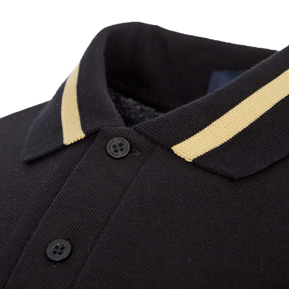 Fred Perry Reissues Original Single Tipped Polo Black / Champagne