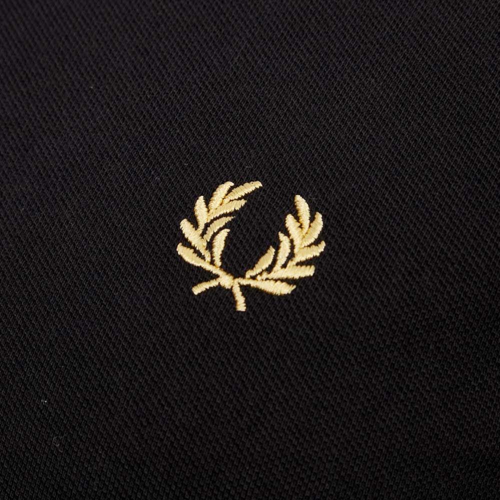 Fred Perry Reissues Original Single Tipped Polo Black / Champagne