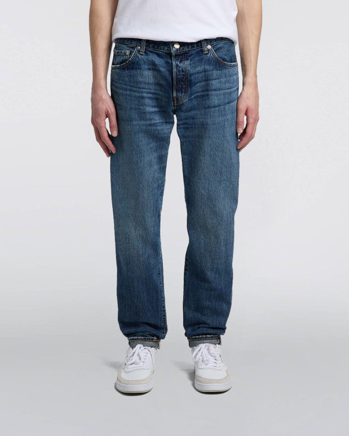 Edwin Regular Tapered Jeans L32 Blue Mid Dark Wash