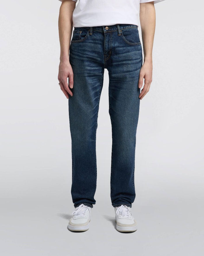 Edwin Regular Tapered Jeans L32 Blue Dark Used