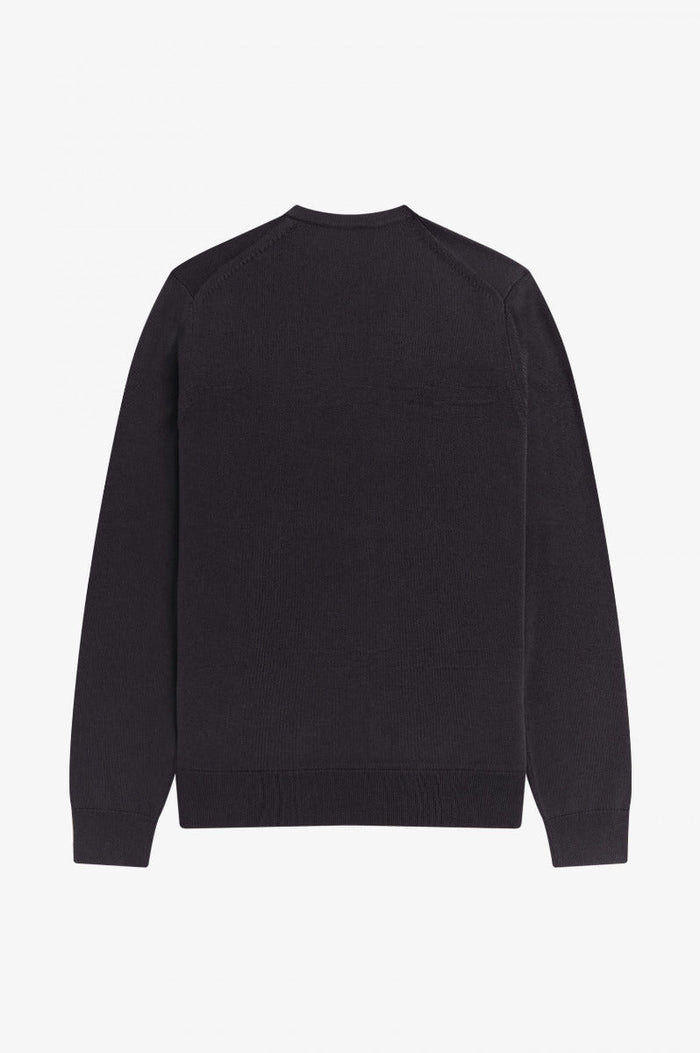 Fred Perry Classic Crew Neck Jumper Grey