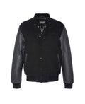 Schott NYC Varsity jacket Cowhide leather Black
