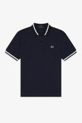 Fred Perry Reissues Original Single Tipped Polo Navy / Snow White
