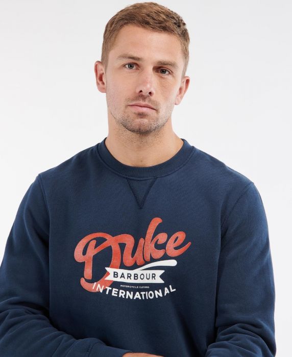 Barbour International Duke Origin Sweatshirt Navy