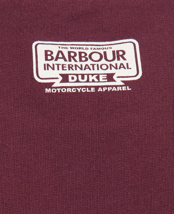 Barbour International Duke Origin Sweatshirt Merlot